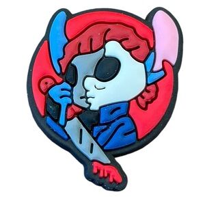 Stitch As Michael Myer Croc Charm